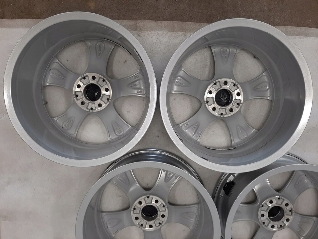 4x Alufelge 18 Zoll 8.0" 5x112 38ET Glanz Silber A2534010800 Mercedes-Benz Glc