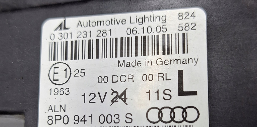 Frontscheinwerfer Audi 8P0941003S Links Scheinwerfer Headlight SCH7650444431ia