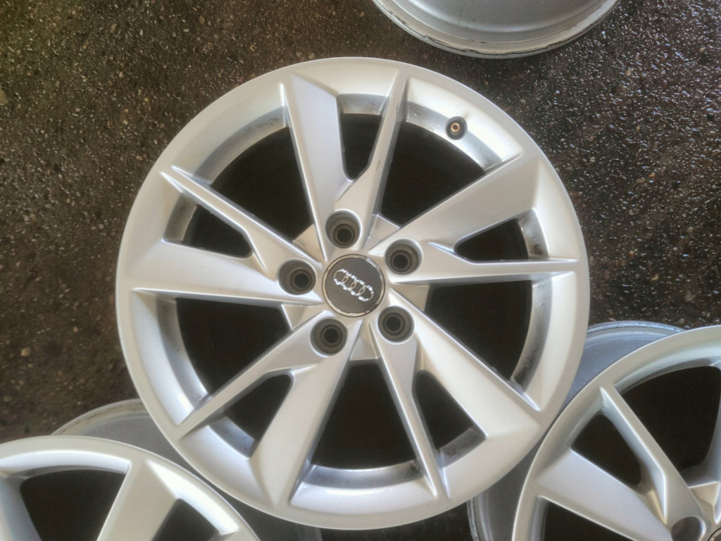 4x Alufelge 16 Zoll 7.0" 5x112 35ET Glanz Silber 8W0601025 Audi A4 B8 Rim Wheel FEL4616345222dx