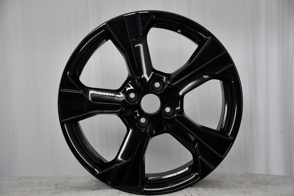 1x Alufelge 17 Zoll 6.5" 4x100 50ET Glanz Schwarz 40300 Nissan 1 Rim Wheel