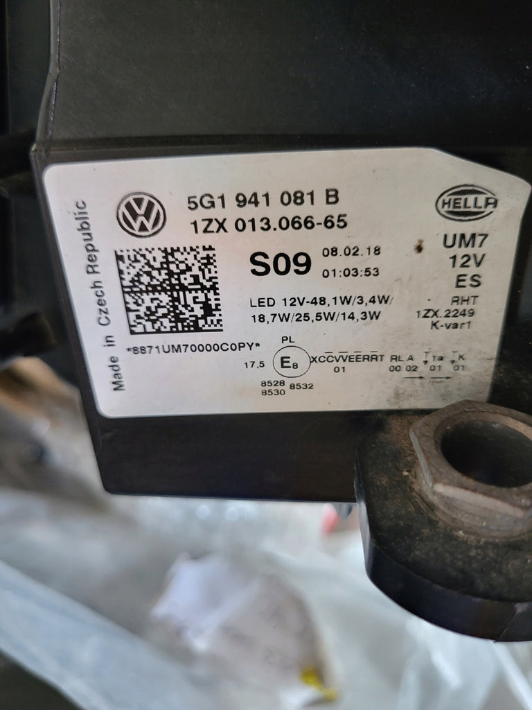 Frontscheinwerfer VW Golf VII 5g1 5G1941081B LED Links Scheinwerfer Headlight SCH7693640537pp