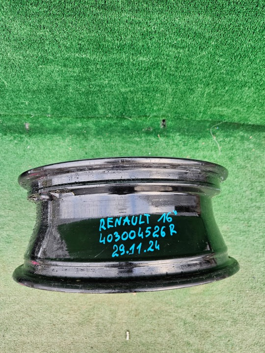 1x Alufelge 16 Zoll 6.0" 4x100 50ET 403004526R Renault Clio Iii Rim Wheel FEL2306104527tc