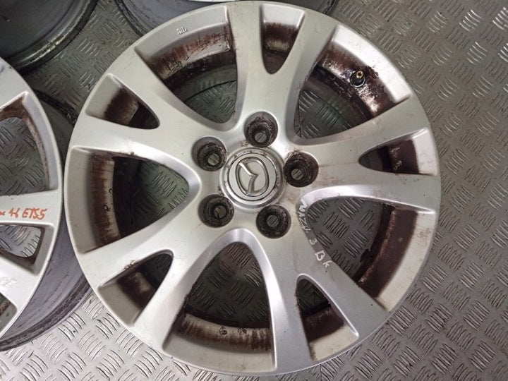 4x Alufelge 16 Zoll 5.5" 5x114.3 Mazda 3 Bk Rim Wheel FEL4489392676iu