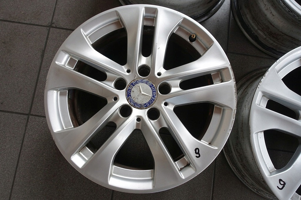 4x Alufelge 16 Zoll 7.0" 5x112 43ET 2044017202 Mercedes-Benz W204 Rim Wheel FEL9496746099qh