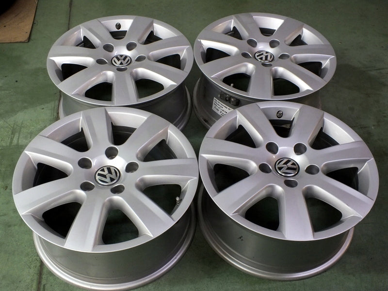 4x Alufelge 17 Zoll 7.5" 5x130 50ET Glanz Silber 7P6601025 VW Rim Wheel FEL4598374792lt
