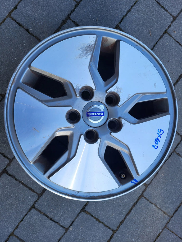1x Alufelge 15 Zoll 6.0" 5x108 46ET Matt Silber 31255812 Volvo Rim Wheel FEL8461485858dm