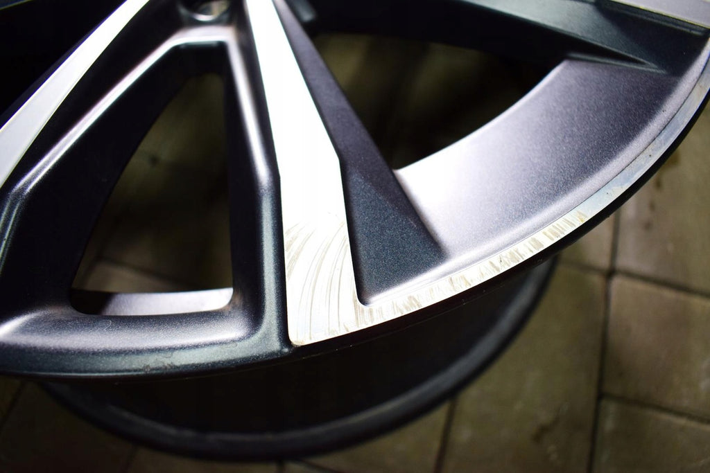 1x Alufelge 19 Zoll 8.5" 5x108 47ET Matt Grau 32243395 Volvo S90 V90 Rim Wheel