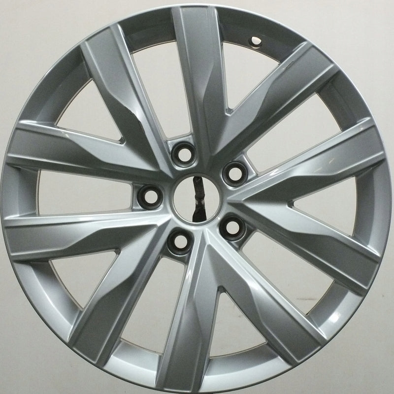 1x Alufelge 17 Zoll 7.0" 5x112 38ET Glanz Silber 3G8601025 Vw Rim Wheel