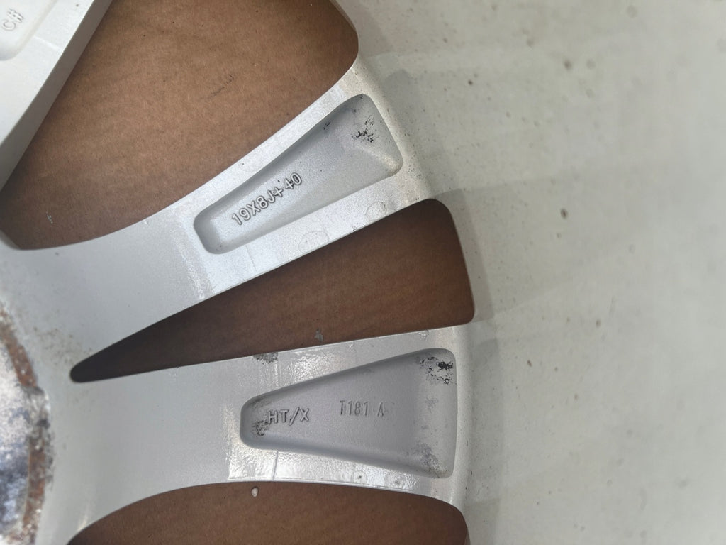 1x Alufelge 19 Zoll 8.0" 5x120 40ET Glanz Silber 1024183-00-A Tesla S Rim Wheel FEL7754185438xu