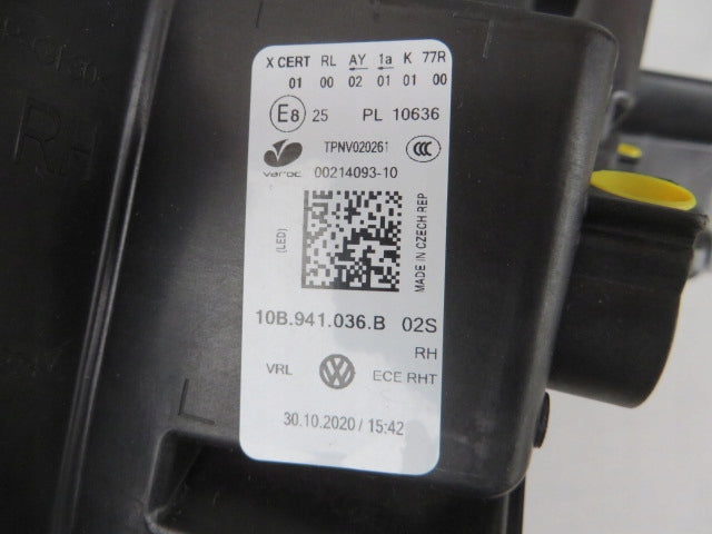 Frontscheinwerfer VW Id.3 10B941036B Full LED Ein Stück (Rechts oder Links) SCH9942709986oi