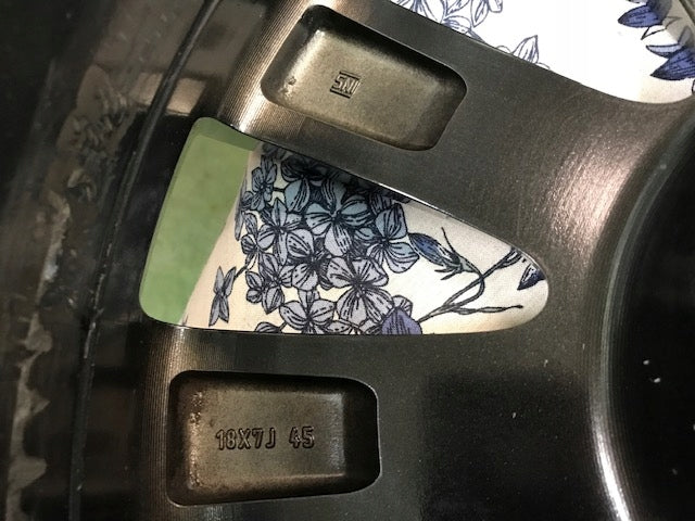 1x Alufelge 18 Zoll 7.0" 5x114.3 45ET Glanz Graphit 9965B37080 Mazda Rim Wheel FEL8481476116kq