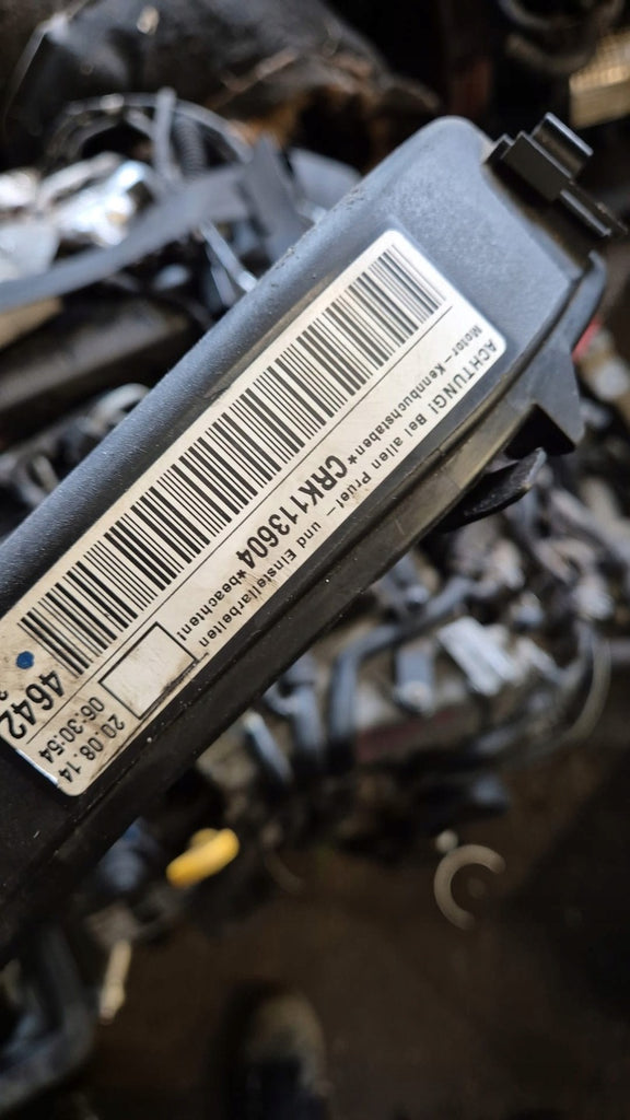 Motor VW Golf VII CRK 1.6 TDI 2014 Diesel Engine Unkomplett