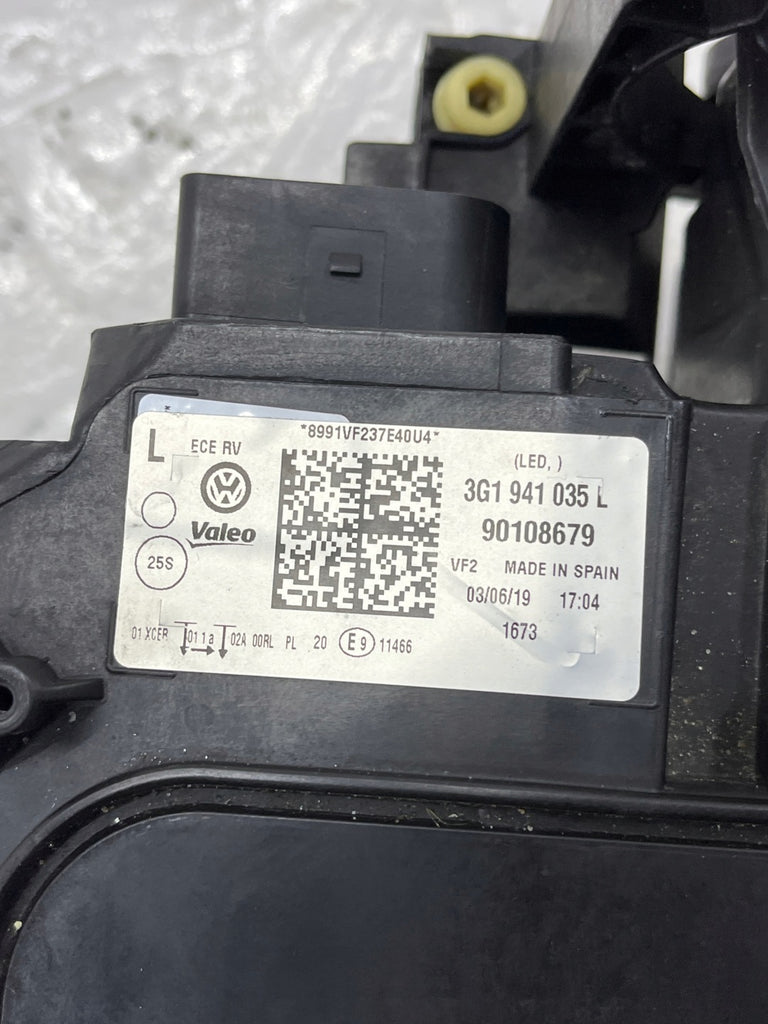 Frontscheinwerfer VW Passat B8 3G1941035L LED Links Scheinwerfer Headlight SCH6786613104kg