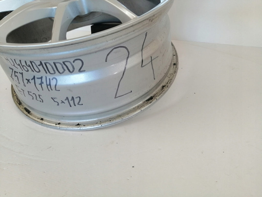 1x Alufelge 17 Zoll 7.5" 5x112 52 5ET A2464010002 Mercedes-Benz W246 Rim Wheel FEL6710908353xm