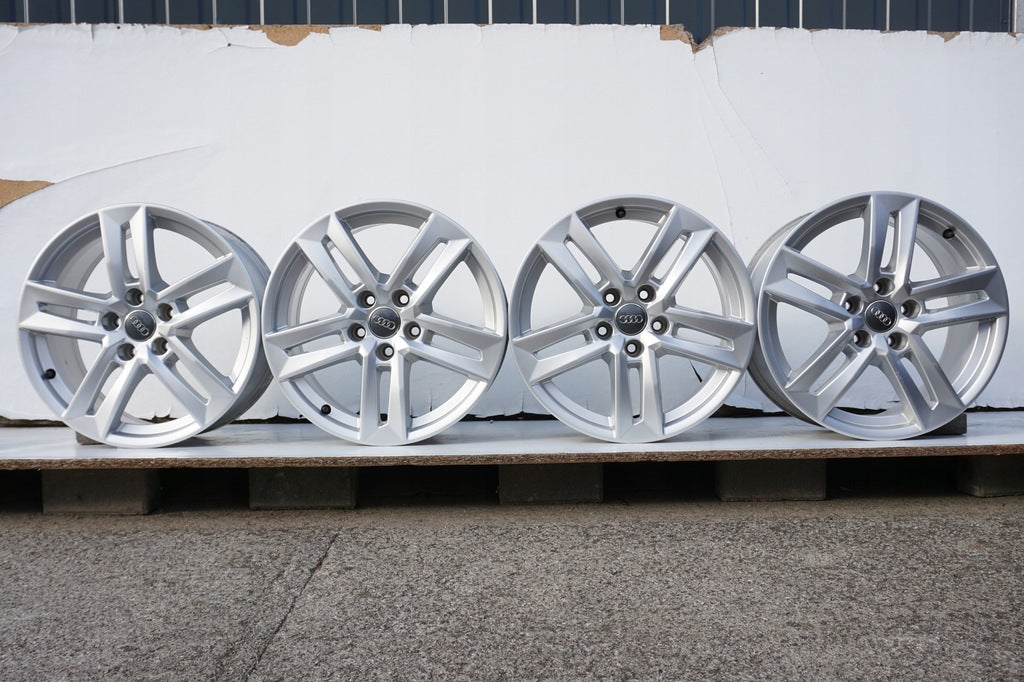 4x Alufelge 17 Zoll 7.0" 5x112 42ET Glanz Silber 8W0601025 Audi Rim Wheel FEL2834719895pd