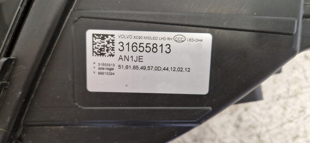 Frontscheinwerfer Volvo Xc90 II 31655813 Full LED Rechts Scheinwerfer Headlight