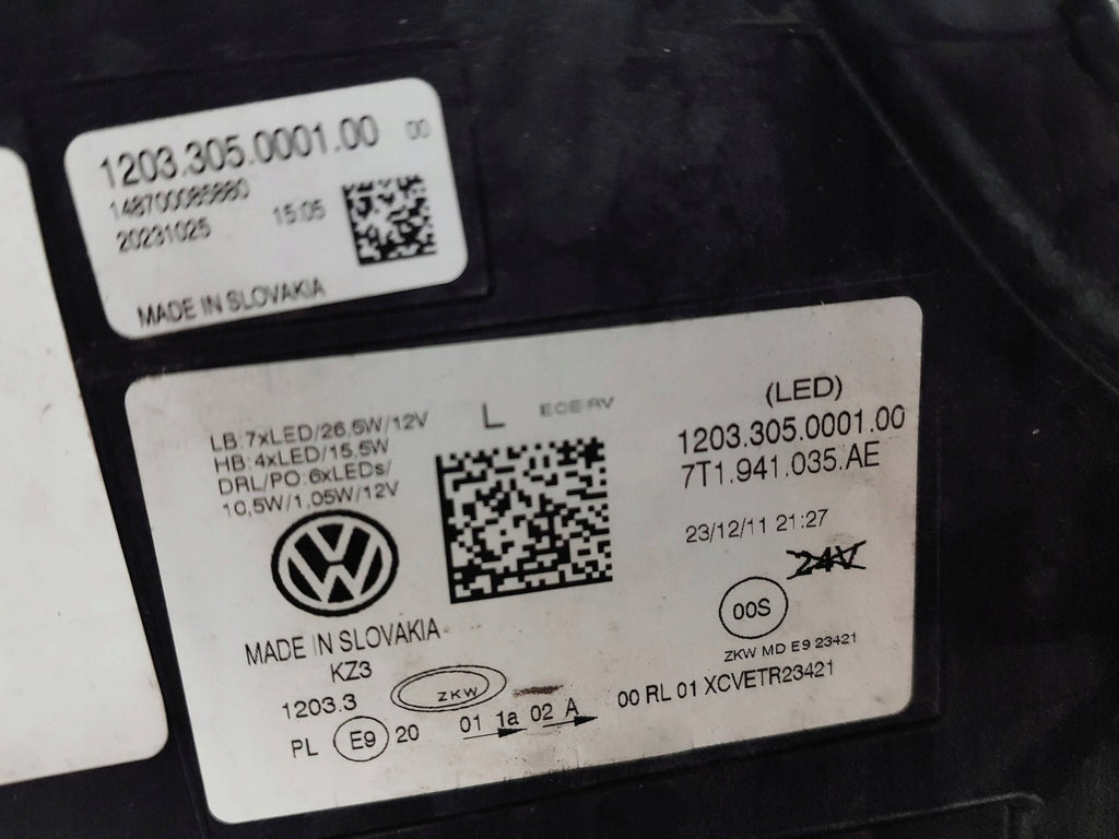 Frontscheinwerfer VW Multivan T7 7T1941035AE Ein Stück (Rechts oder Links) SCH4752144080tm