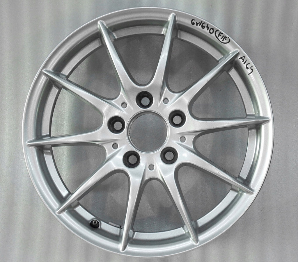 1x Alufelge 16 Zoll 6.0" 5x112 46ET Glanz Silber A1694012702 Mercedes-Benz W169 FEL8834132950ku
