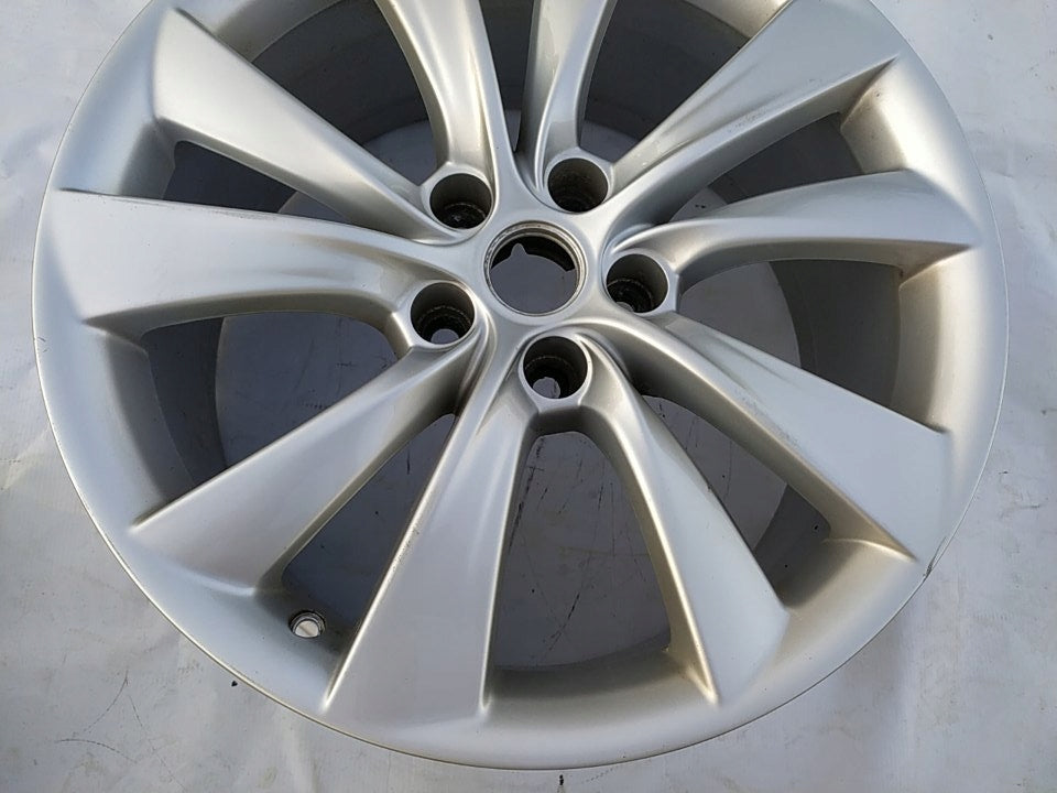 1x Alufelge 19 Zoll 8.5" 5x120 35ET Glanz Silber 1027241-00-A Tesla X Rim Wheel FEL5142746128nj
