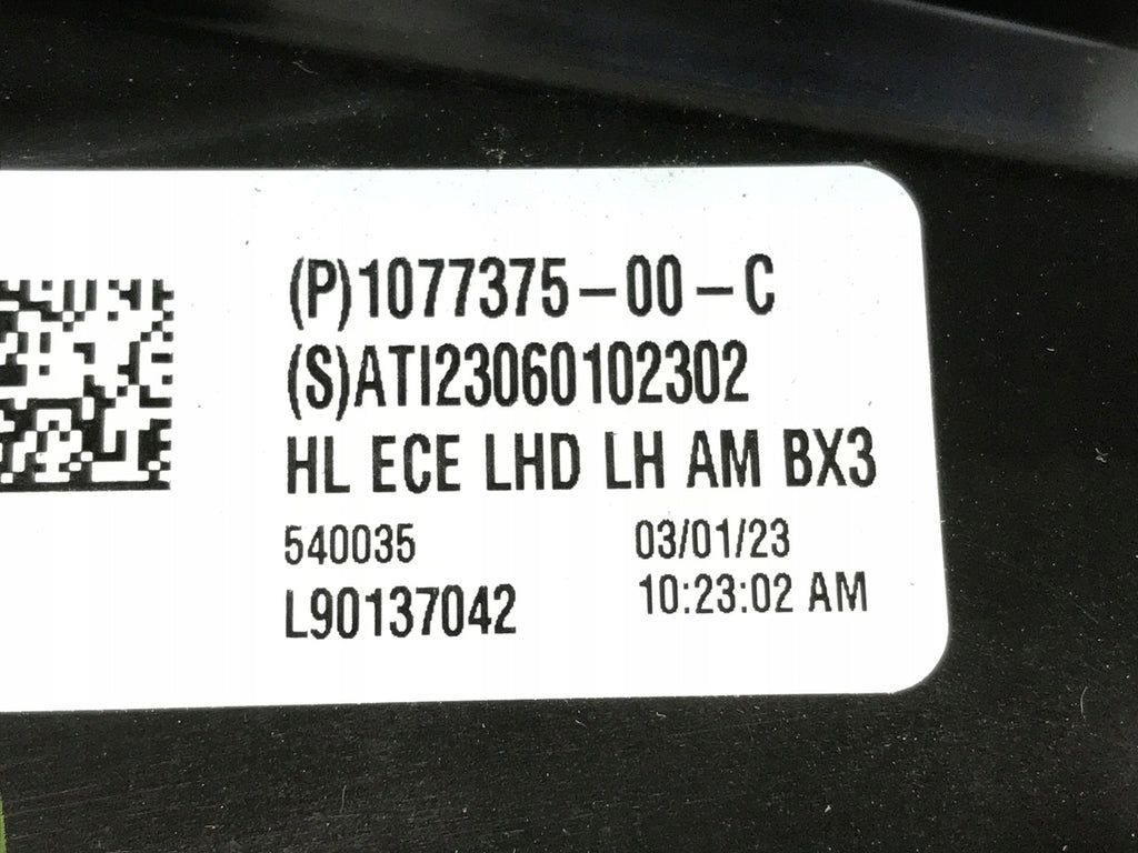 Frontscheinwerfer Tesla Model 3 1077375-00-C LED Links Scheinwerfer Headlight