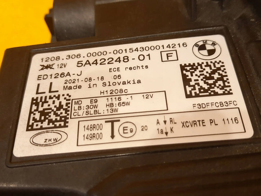 Frontscheinwerfer BMW 2 Active Tourer U06 5A42248 LED Rechts Headlight