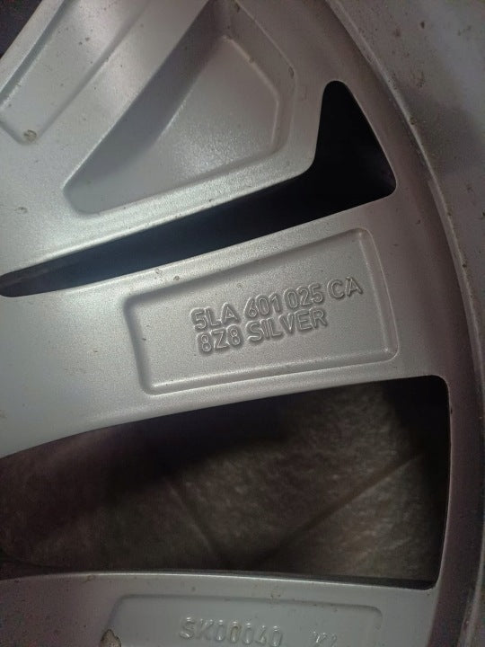 1x Alufelge 20 Zoll 9.0" 5x112 42ET Glanz Silber 5LA601025CA Skoda Enyaq FEL3994822213wm