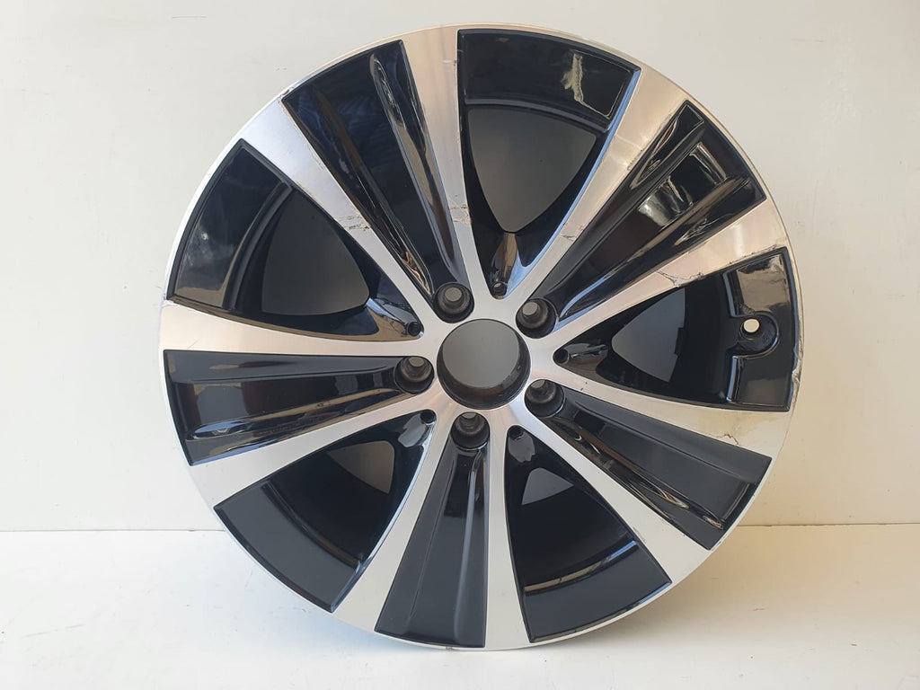 1x Alufelge 18 Zoll 8.0" 5x112 43ET Glanz Schwarz A2134013700 Mercedes-Benz
