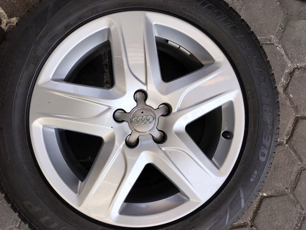 4x Alufelge 18 Zoll 7.0" 5x112 38ET Glanz Silber 4G9601025C Audi A6 Rim Wheel FEL3236221628xy