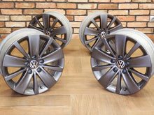 Laden Sie das Bild in den Galerie-Viewer, 4x Alufelge 16 Zoll 6.5" 5x112 33ET Glanz Grau VW Sharan Rim Wheel FEL1255411742fl