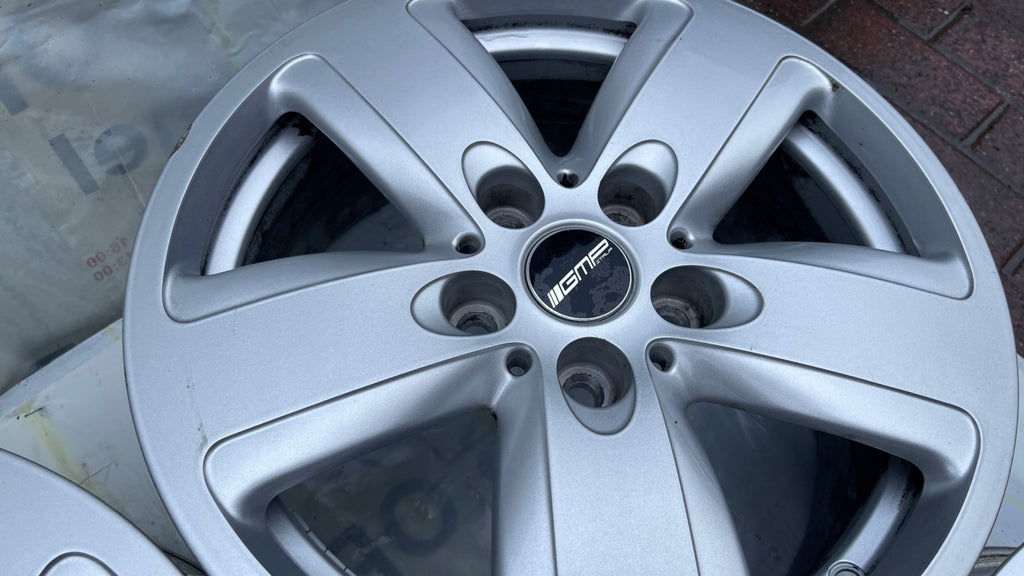 4x Alufelge 16 Zoll 7.0" 5x112 41ET Glanz Silber 6856029 Mini Rim Wheel FEL4302945312jr