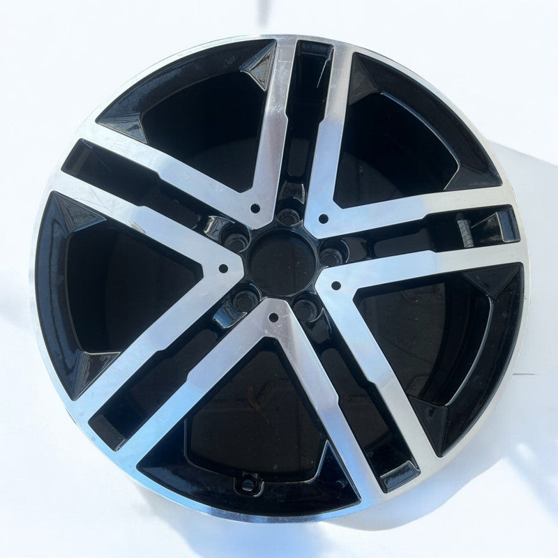 1x Alufelge 19 Zoll 7.5" 5x112 53ET Glanz Schwarz A2474013900 Mercedes-Benz W247