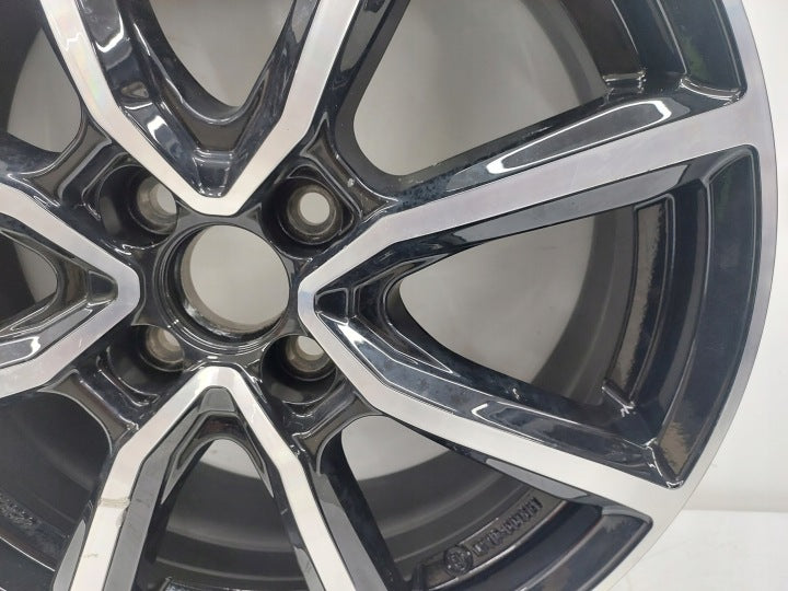 1x Alufelge 17 Zoll 6.5" 4x100 49ET Glanz Schwarz Rim Wheel FEL4372035978ly