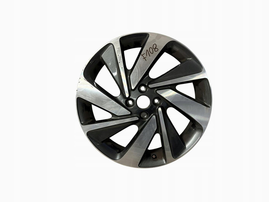 1x Alufelge 18 Zoll 5.0" 4x100 40ET Glanz Grau CMS1211-4 Toyota Aygo X Rim Wheel FEL8966055624co