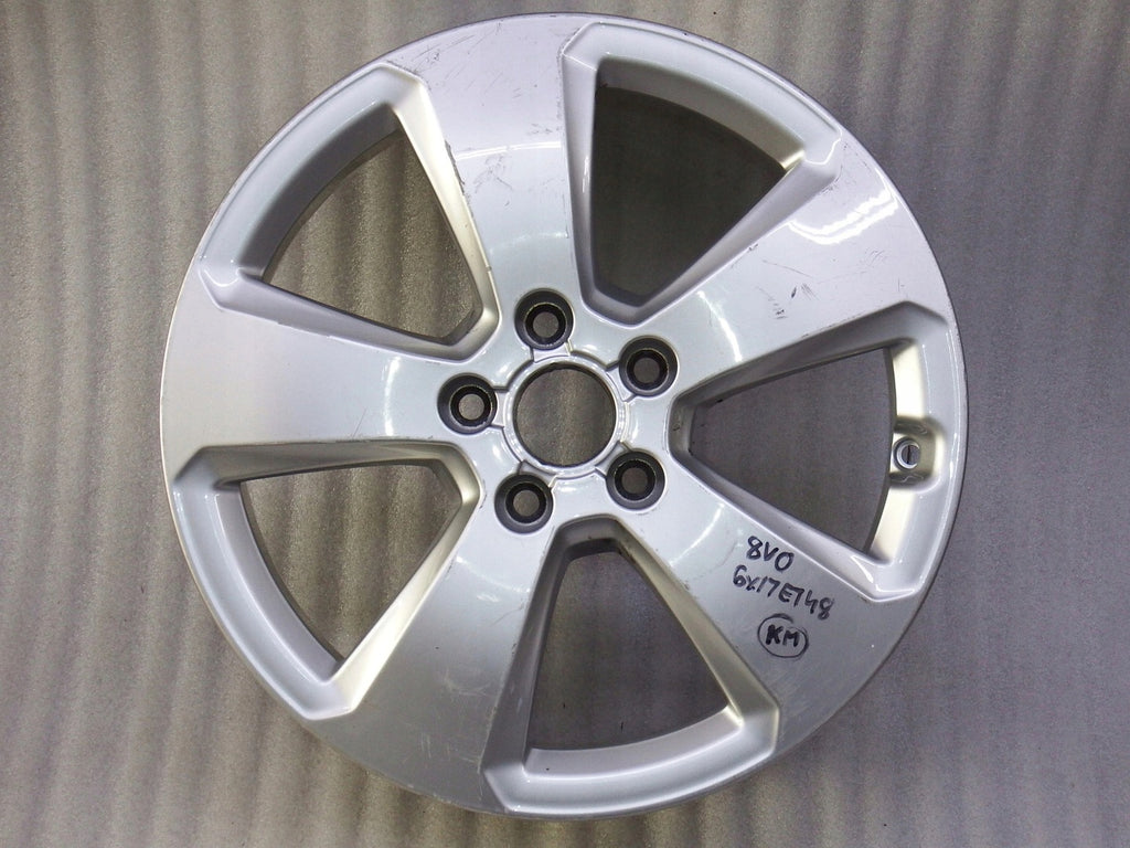 1x Alufelge 17 Zoll 6.0" 5x112 48ET Glanz Silber 8V0601025C Audi A3 Rim Wheel