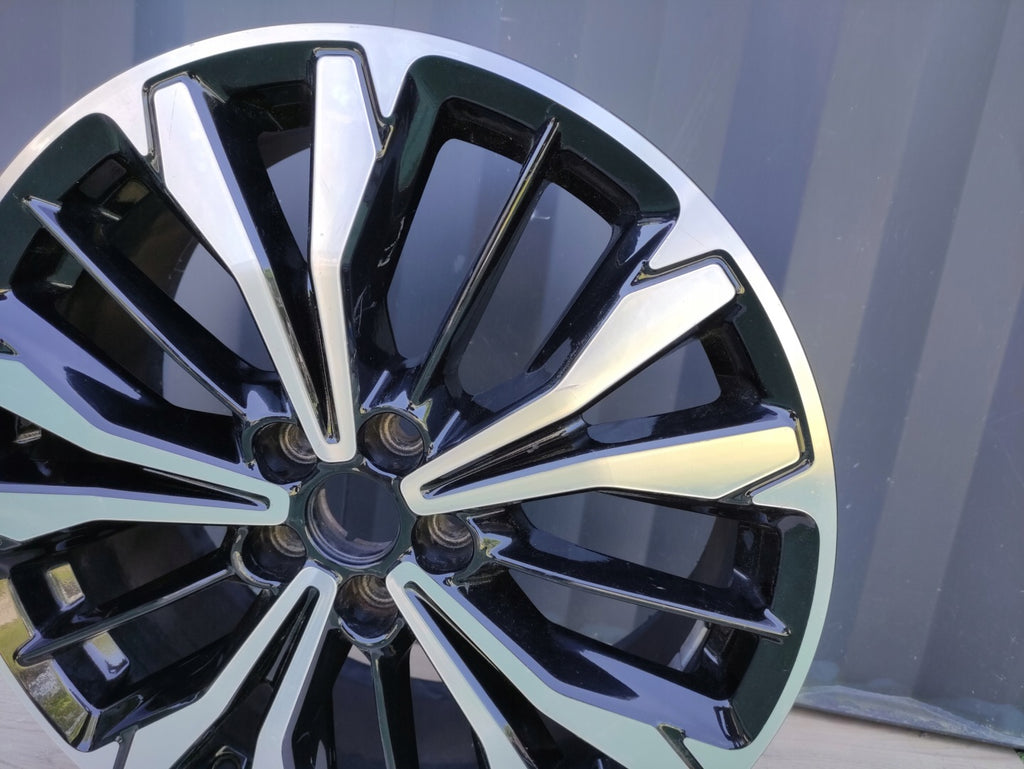 1x Alufelge 19 Zoll 7.5" 5x108 50ET Glanz Schwarz LV4C-P2A Ford Mondeo I Kuga FEL6048992578vt