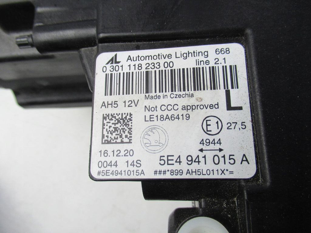 Frontscheinwerfer Skoda Octavia 5E4941015A Full LED Links Scheinwerfer Headlight SCH7537618424ee