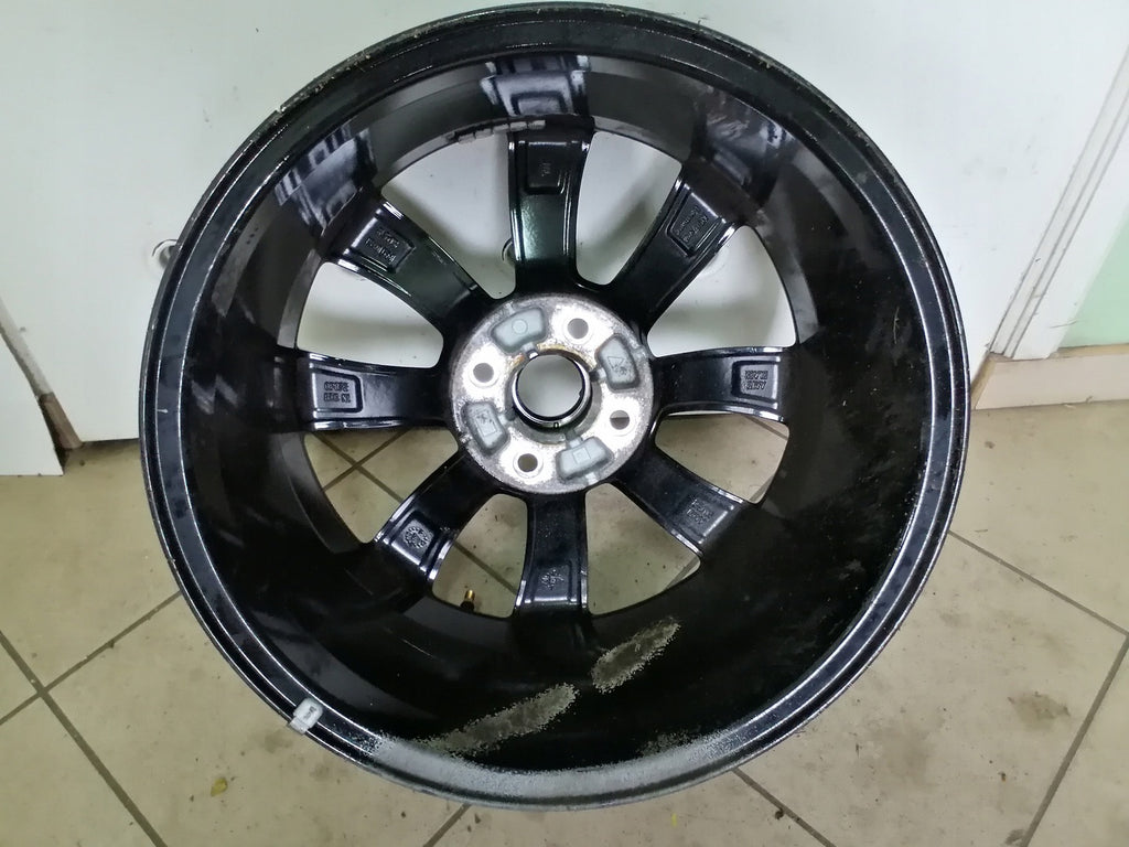 1x Alufelge 16 Zoll 6.5" 4x100 40ET Schwarz 13378580 Opel Corsa Rim Wheel