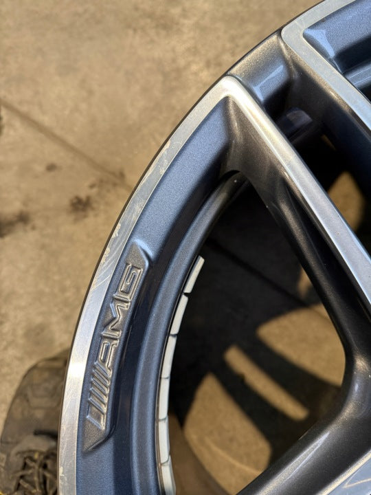 1x Alufelge 19 Zoll 10.5" 5x112 57ET Glanz Graphit A2054016300 Mercedes-Benz Amg FEL2152188605me