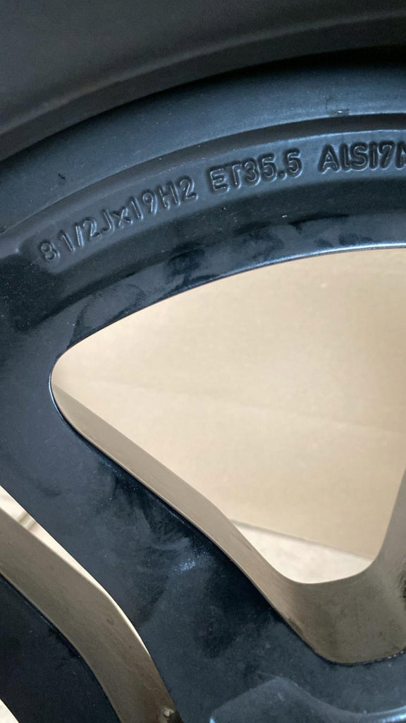 1x Alufelge 19 Zoll 8.5" 5x112 Glanz Schwarz A2144010300 Mercedes-Benz Rim Wheel FEL1134822254jg