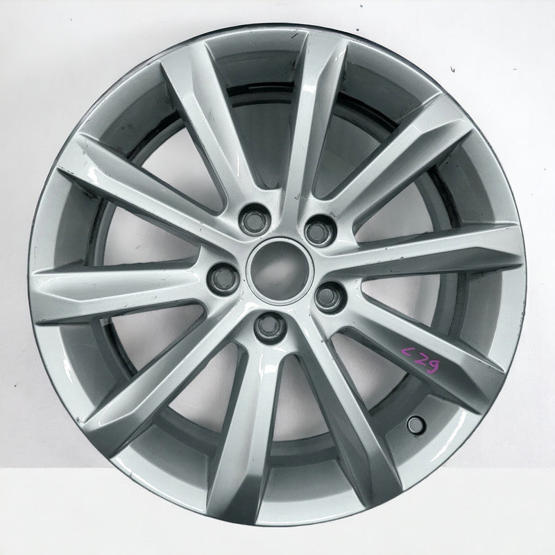 1x Alufelge 17 Zoll 6.5" 5x112 41ET Glanz Silber 3G0601025C VW Passat Rim Wheel