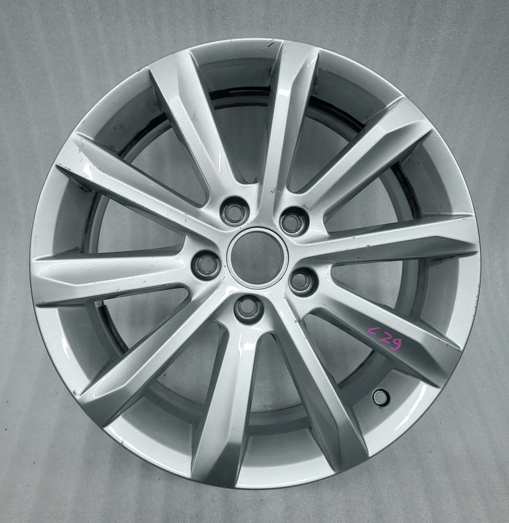 1x Alufelge 17 Zoll 6.5" 5x112 41ET Glanz Silber 3G0601025C VW Passat Rim Wheel