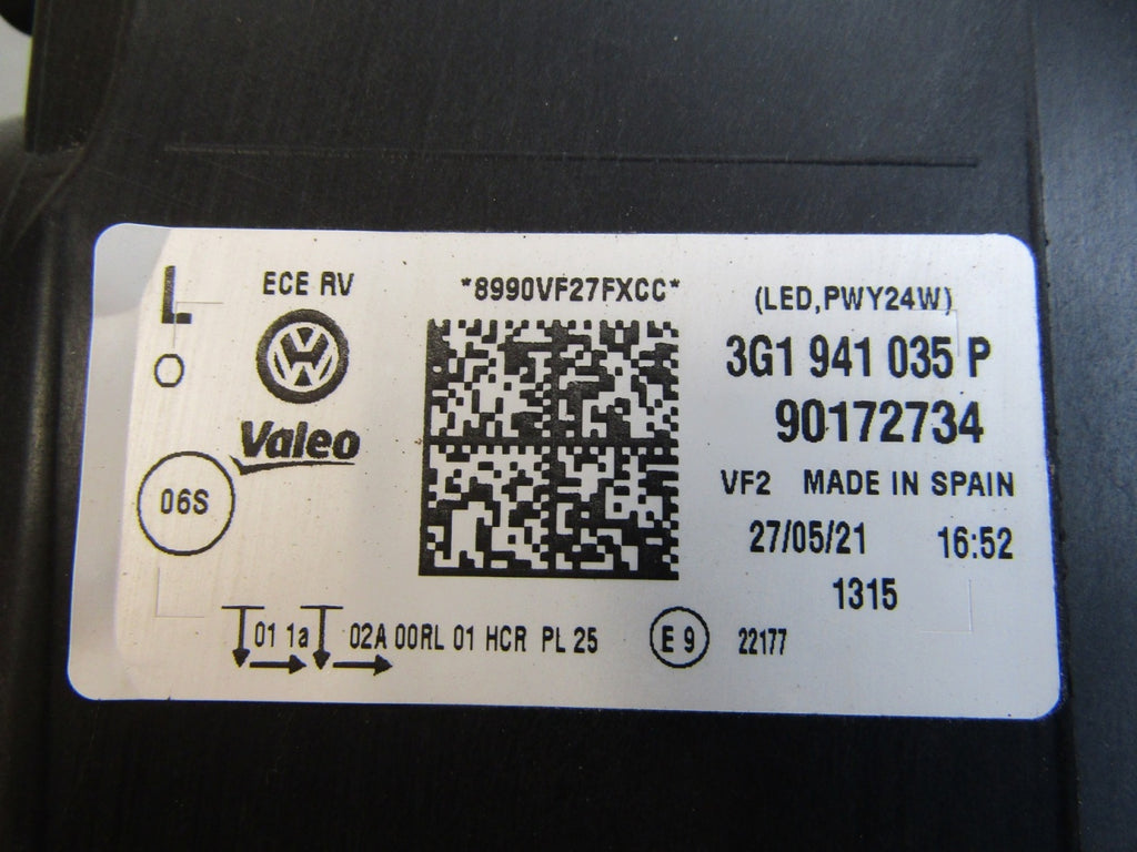 Frontscheinwerfer VW Passat B8 3G1941035P LED Links Scheinwerfer Headlight SCH2637834558hj