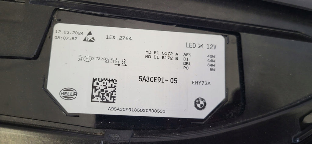 Frontscheinwerfer BMW IX I20 5A3CE91 Full LED Links Scheinwerfer Headlight SCH4778692426hm