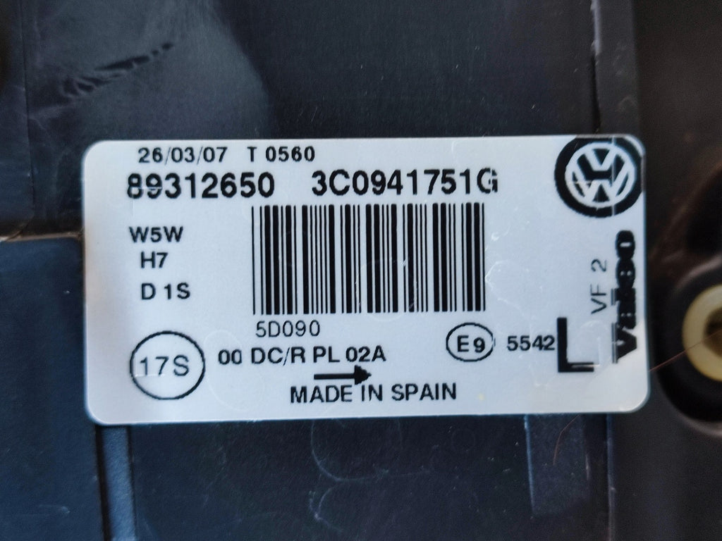 Frontscheinwerfer VW Passat 3C0941751G Xenon Links Scheinwerfer Headlight SCH1404689442xm