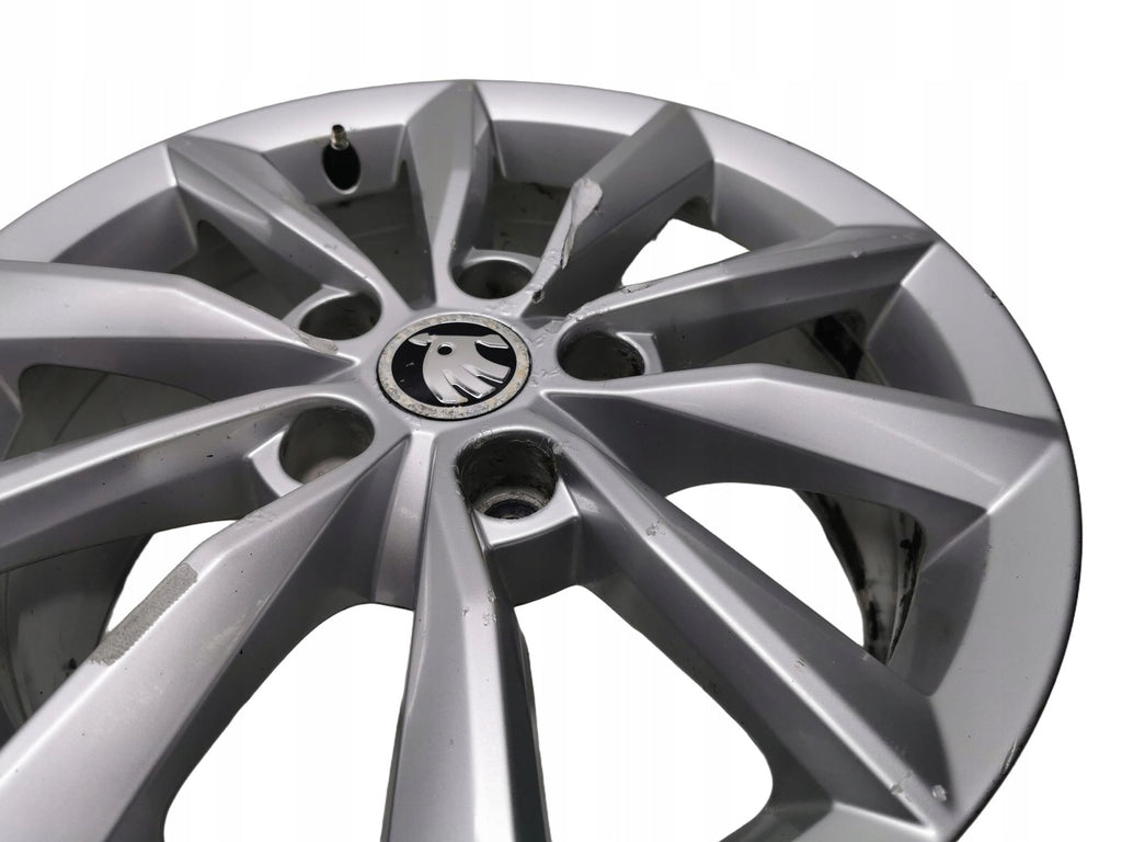 1x Alufelge 16 Zoll 6.5" 5x112 7E0601025AD Skoda Octavia Iii Rim Wheel
