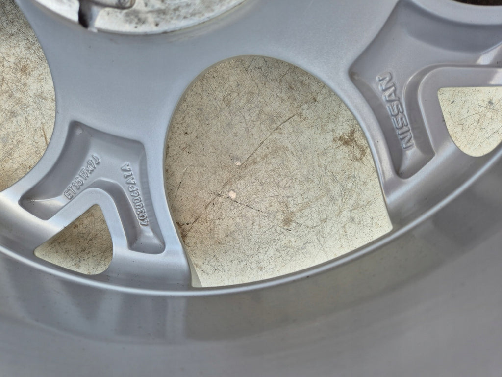 1x Alufelge 17 Zoll 7.0" 5x114.3 35ET Glanz Silber 403006PA1A Nissan Juke FEL1780847012uy