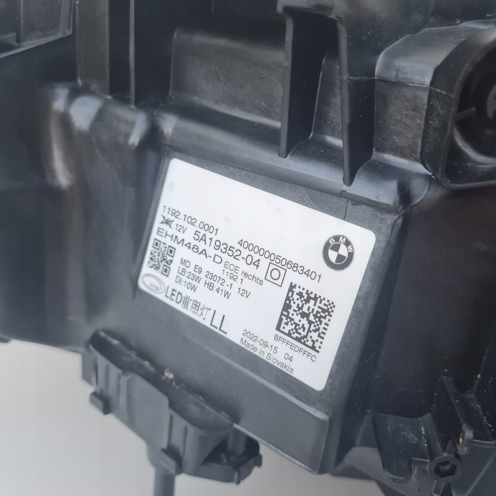 Frontscheinwerfer BMW 4 G22 G82 G23 G26 5A19352 Rechts Scheinwerfer Headlight SCH3149517746ml