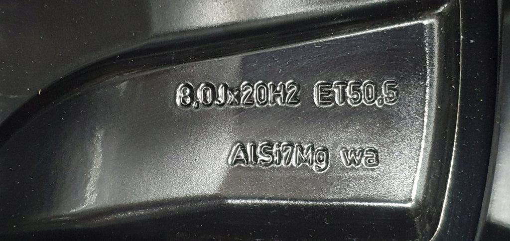 1x Alufelge 20 Zoll 8.0" 5x108 50 5ET Glanz Schwarz 32410864 Volvo Xc40 FEL8827700528nd
