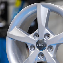 Laden Sie das Bild in den Galerie-Viewer, 4x Alufelge 16 Zoll 6.0" 5x112 48ET Glanz Silber Audi Rim Wheel FEL6754801705lh