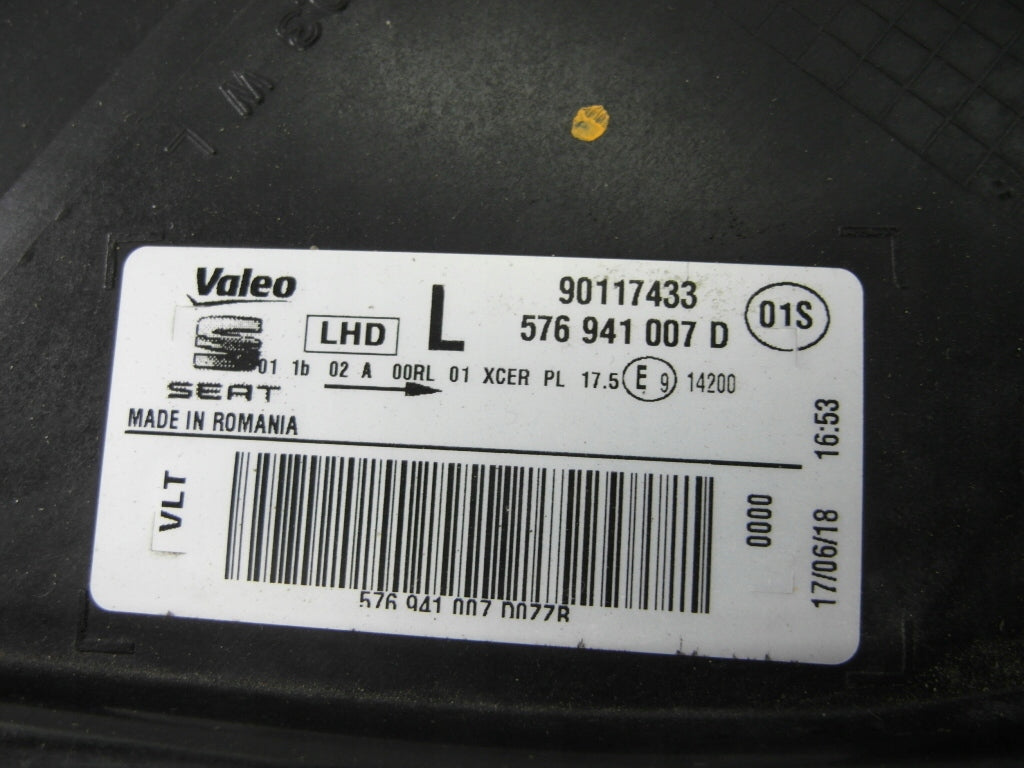 Frontscheinwerfer Seat Ateca 90117433C Full LED Links Scheinwerfer Headlight